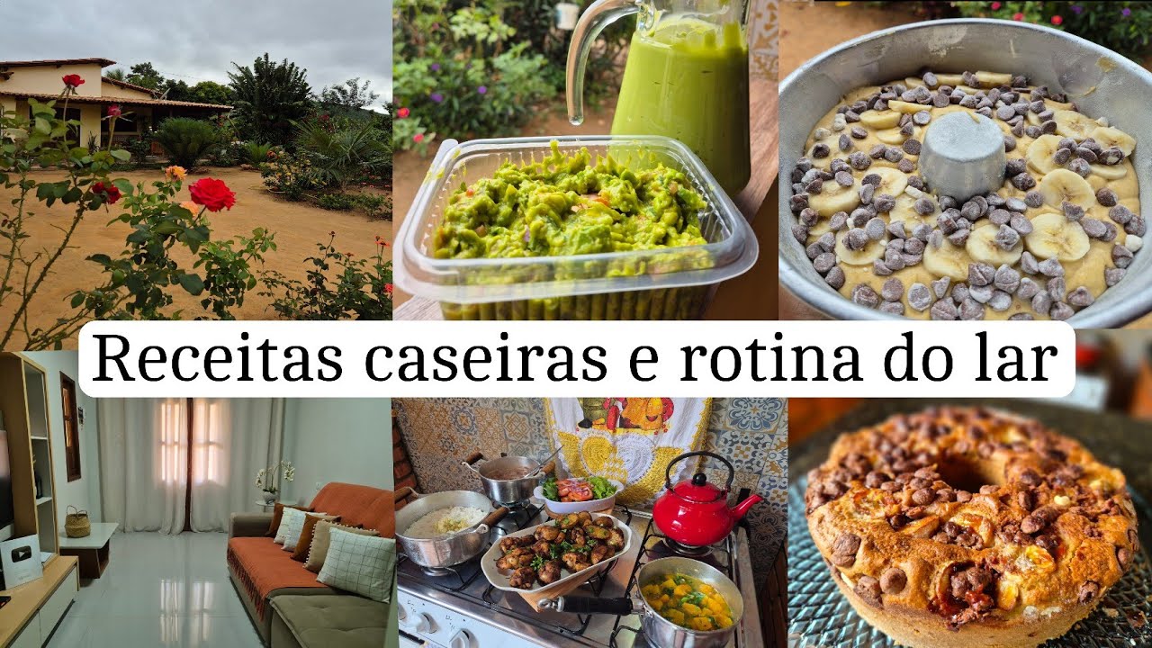 Acordando cedinho pra deixar tudo em ordem/ receitas com abacate/ bolo de banana com aveia/ almoço