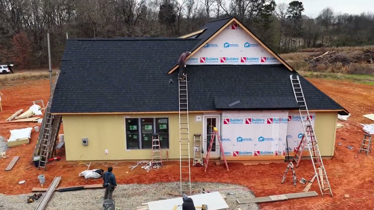 House Build Drone POV | Trim (Ep. 9)