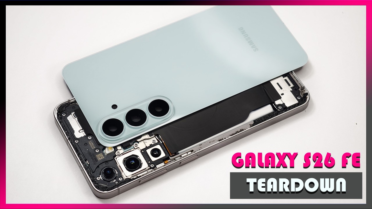 Samsung Galaxy S26 FE: разборка, демонтаж и ремонт телефона &mdash; видеообзор