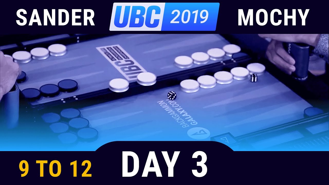 Day 3 - Ultimate Backgammon Championship 2019 - Mochy vs Sander