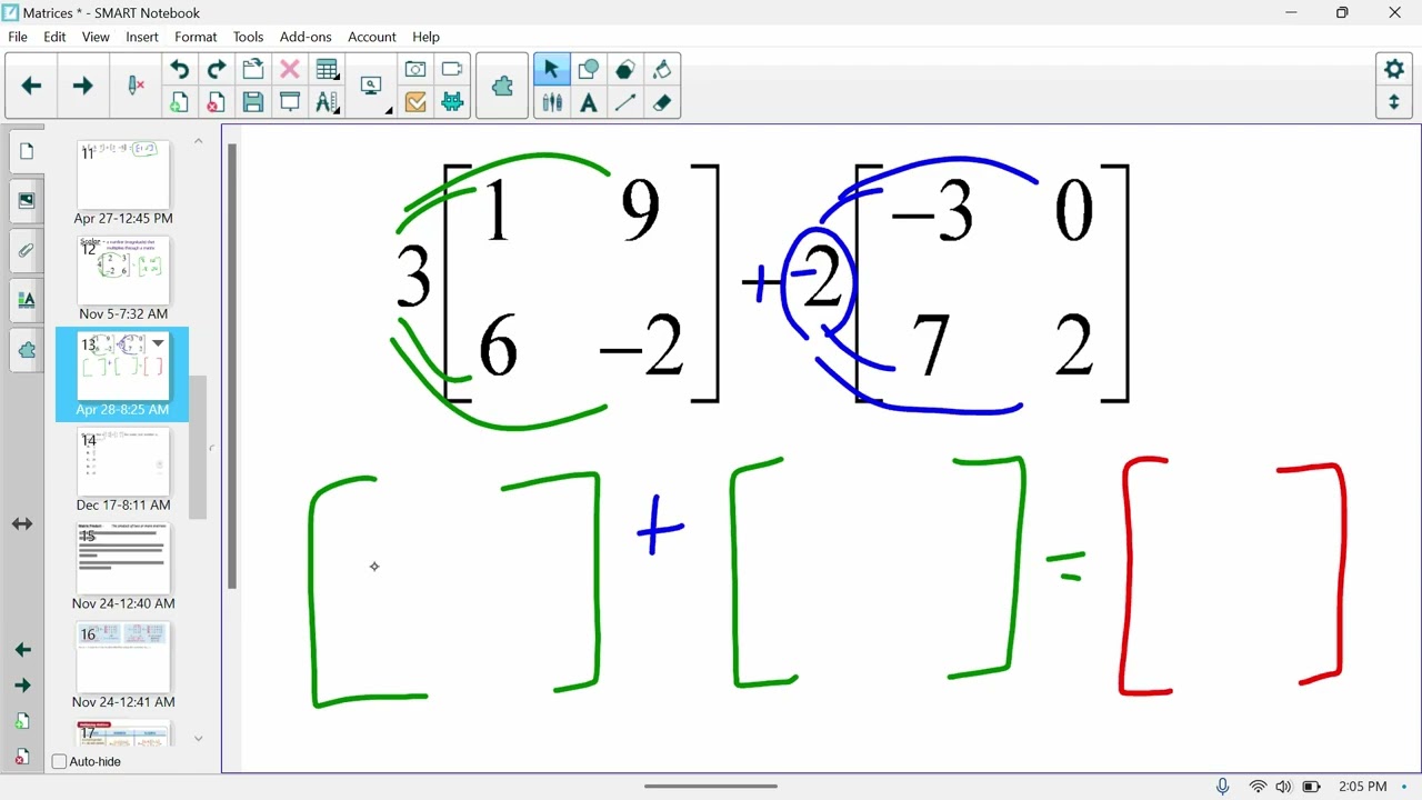 Matrices Video