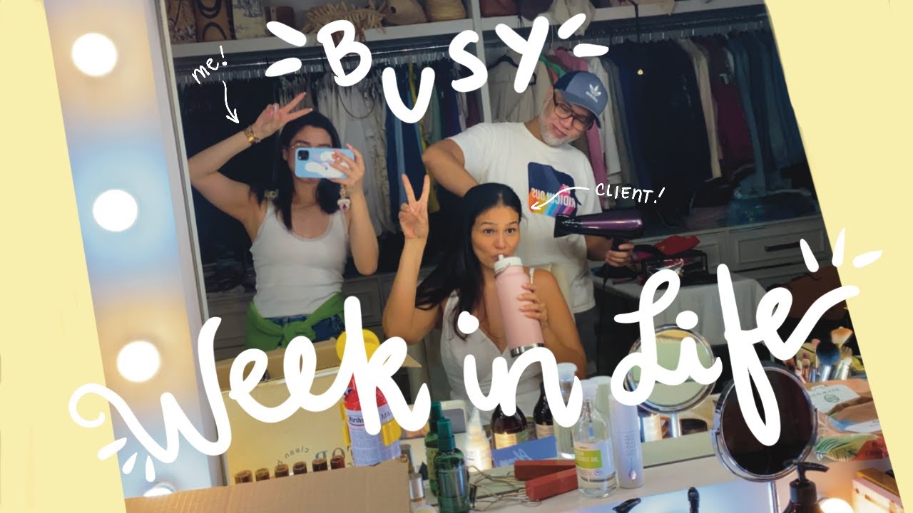 Weekly Vlog: Busy Week in My Life 💻🎥 | Freelance Content Creation