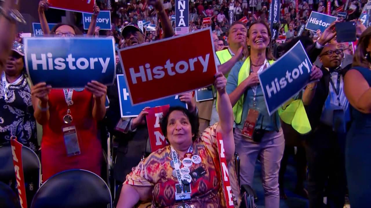 Presidential Nominee Hillary Clinton  at DNC 2016