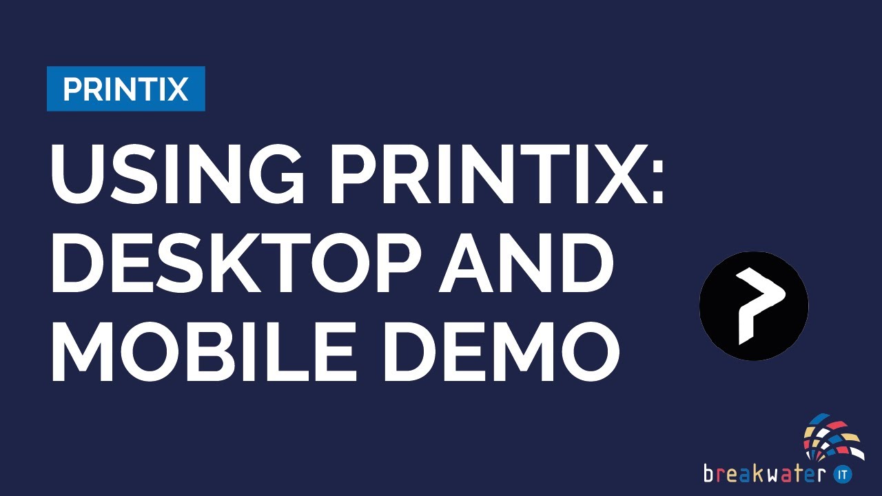 Использование Printix | Демонстрация для ПК и мобильных устройств