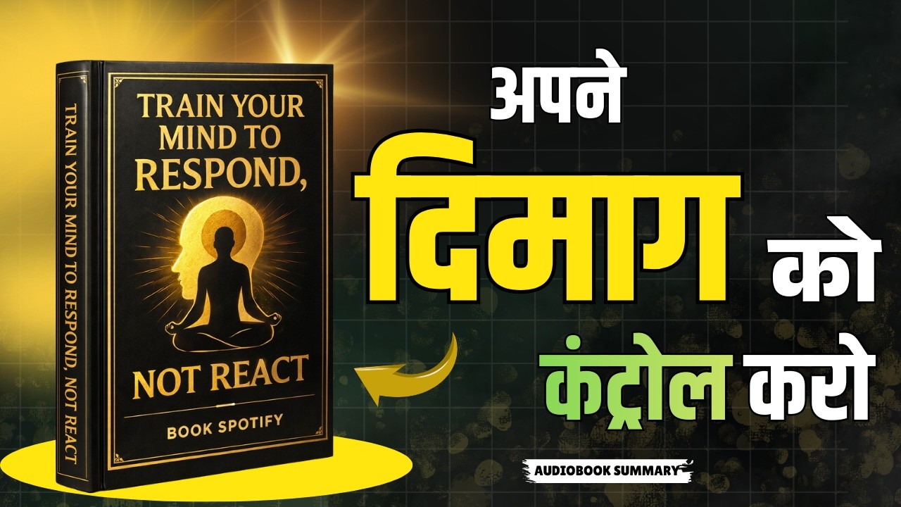 Train Your Mind to Respond, NOT React | Master Your Emotions | Book Summary in Hindi | Audiobook
