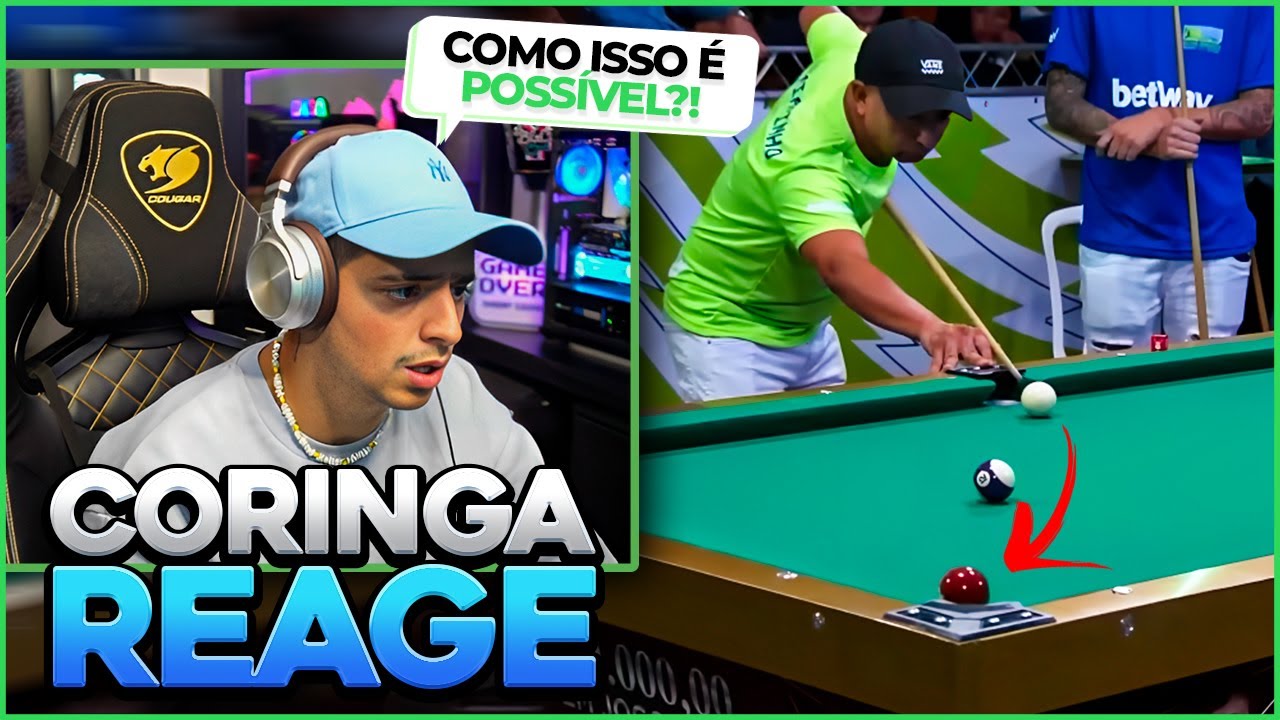 LOUD CORINGA REAGINDO A BAIANINHO DE MAUÁ O BRUXO DA SINUCA!