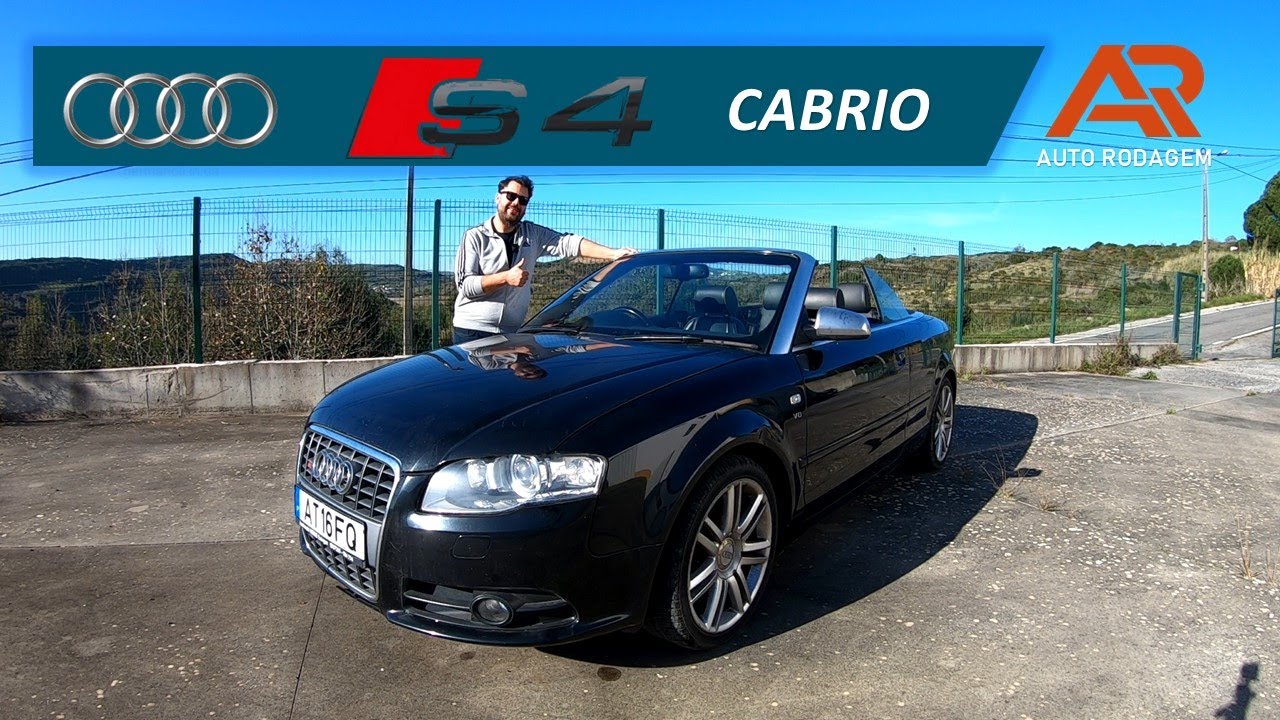 AUDI S4 CABRIO - Motor V8 e este carro são tão raros, que devia existir lista de espera para comprar