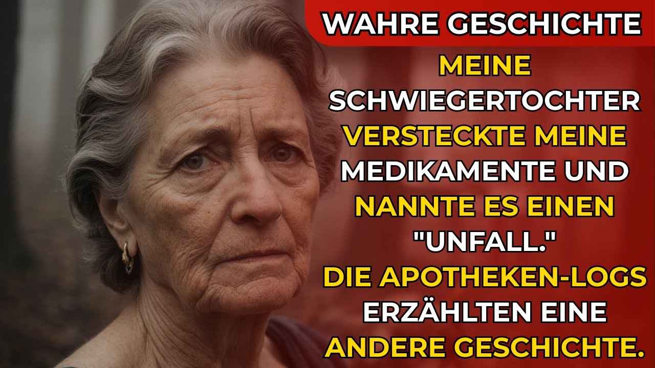 Meine Schwiegertochter versteckte meine Medikamente und nannte es einen „Unfall“. Die Protokolle lüg