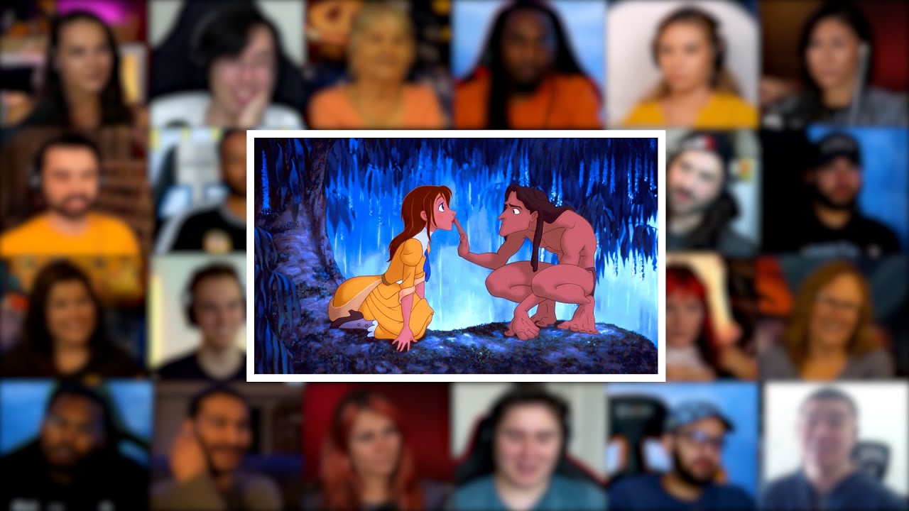 Tarzan and Jane first Interaction | Tarzan : 1999 | Reaction Mashup | 