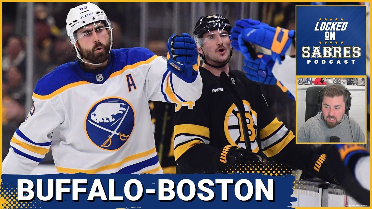 PLAYOFF SERIES SET between the Buffalo Sabres and the Boston Bruins in Round One