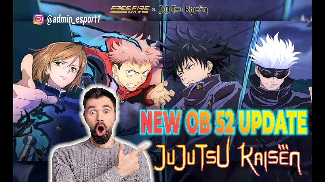 YE KYA NAYE CHEZ AYE HAI New OB 52 Update 😱💥❤️ FREE FIRE MAX x JuJutsu Kaisen #freefiremax #live