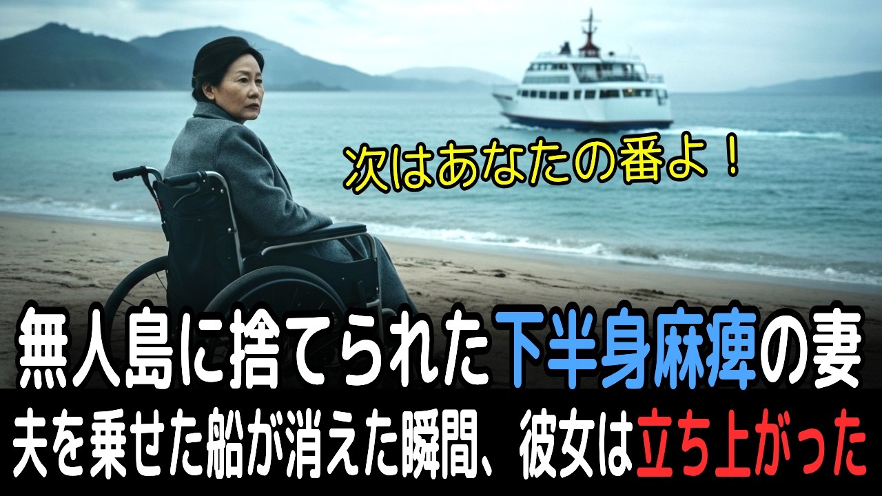 無人島に捨てられた下半身麻痺の妻 夫の船が消えた瞬間、彼女は立ち上がった