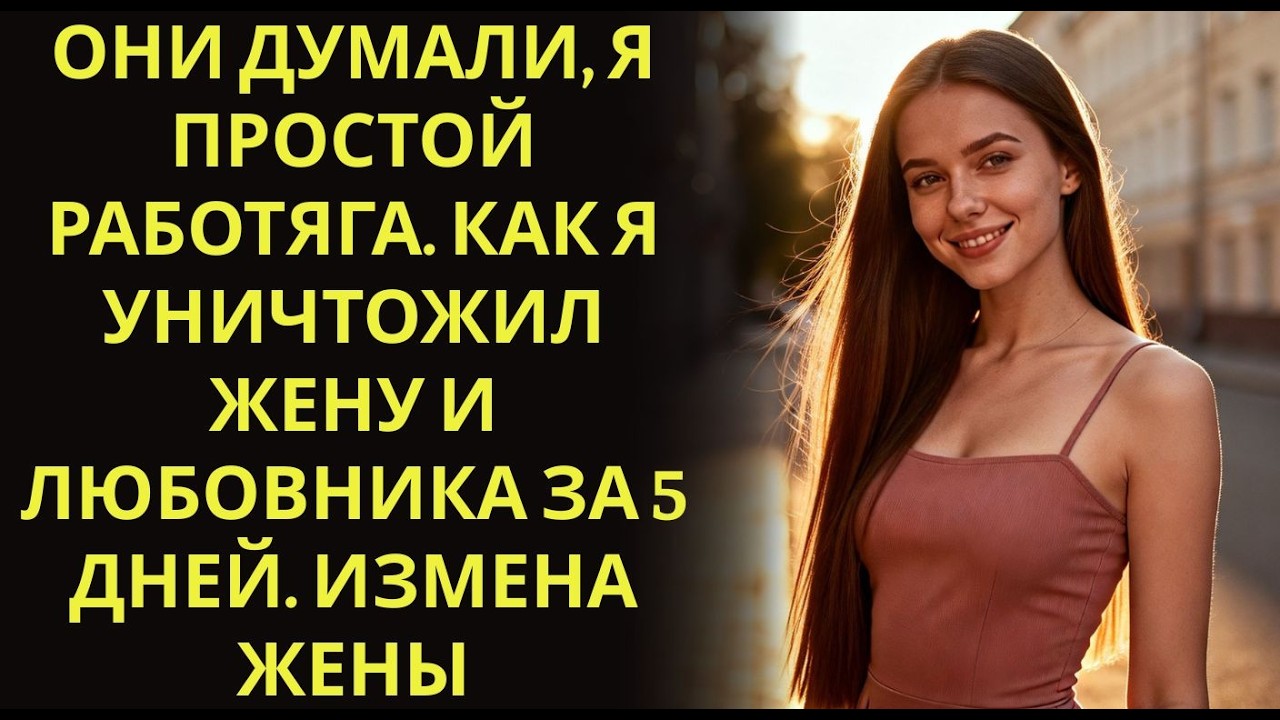 Они думали, я простой работяга  Как я уничтожил жену и любовника за 5 дней  Измена жены