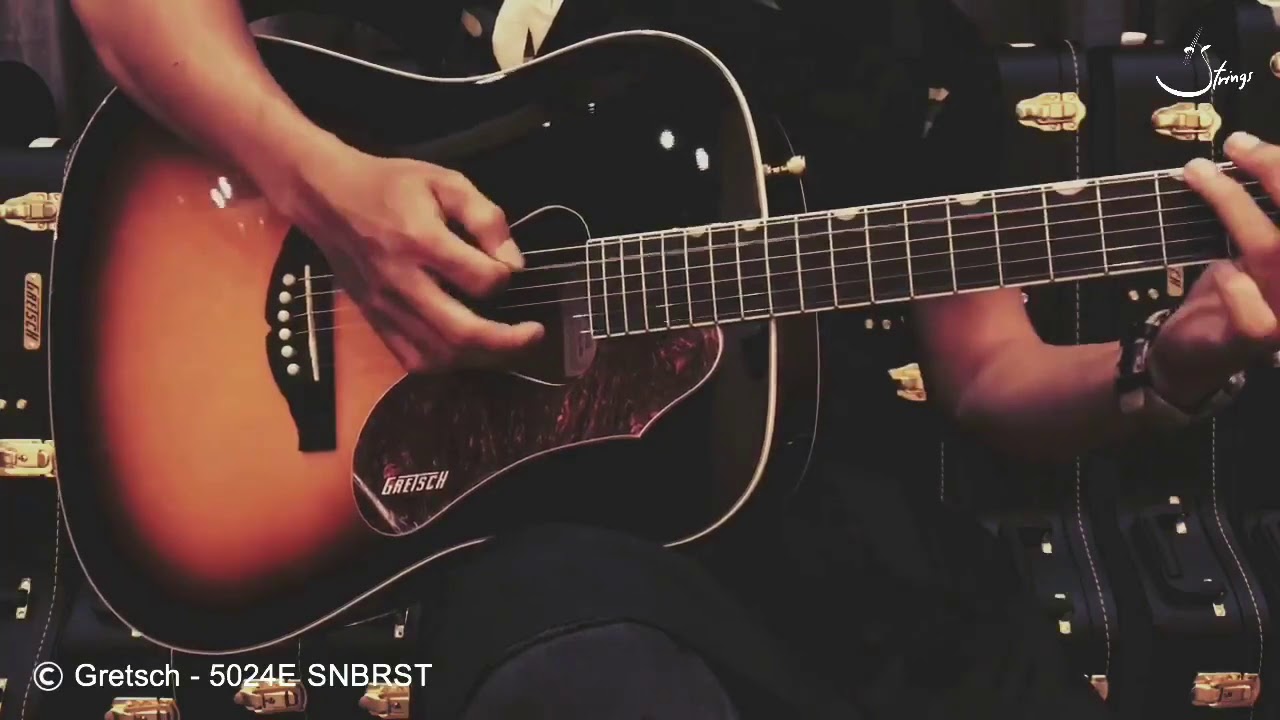 Stings Test - Gretsch 5024E SNBRST