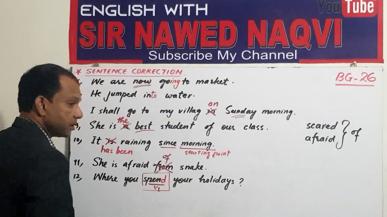 Sentence Correction Practice-BG-26(NAWED NAQVI)