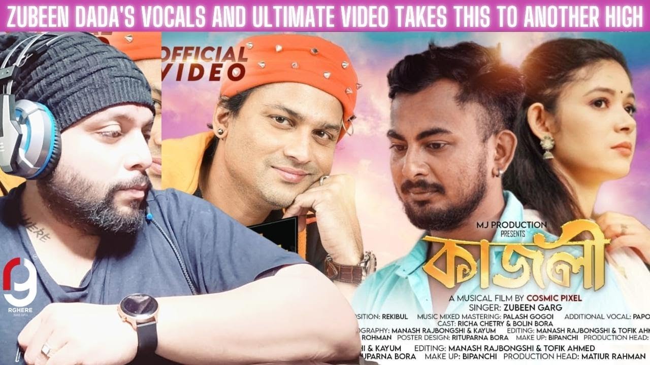 Zubeen Garg - Kajoli | Official Music Video | Zubeen Garg | Rekibul | Palash Gogoi | REACTION BY RG
