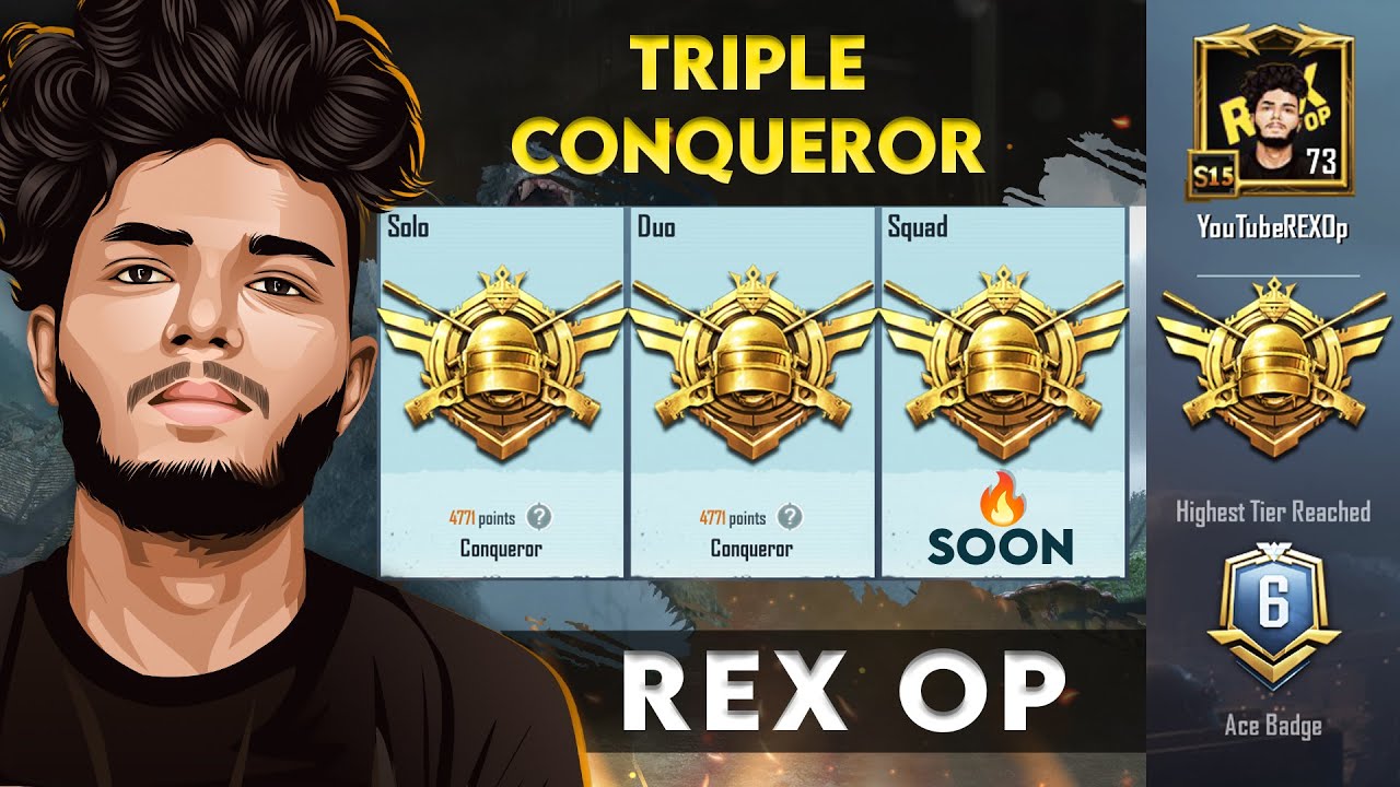 Triple Conqueror Rank Push Asia Season 19 | Day 26 | Solo Rex Op