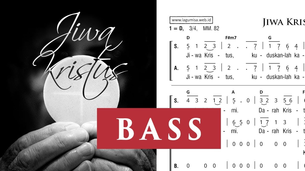 Jiwa Kristus (Isidor LD) - Bass Part