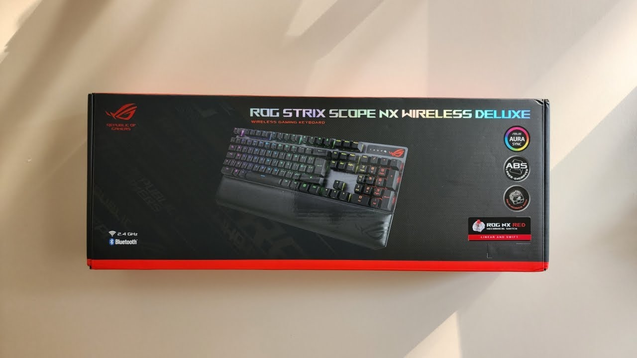 Asus ROG Strix Scope NX Wireless Deluxe Unboxing