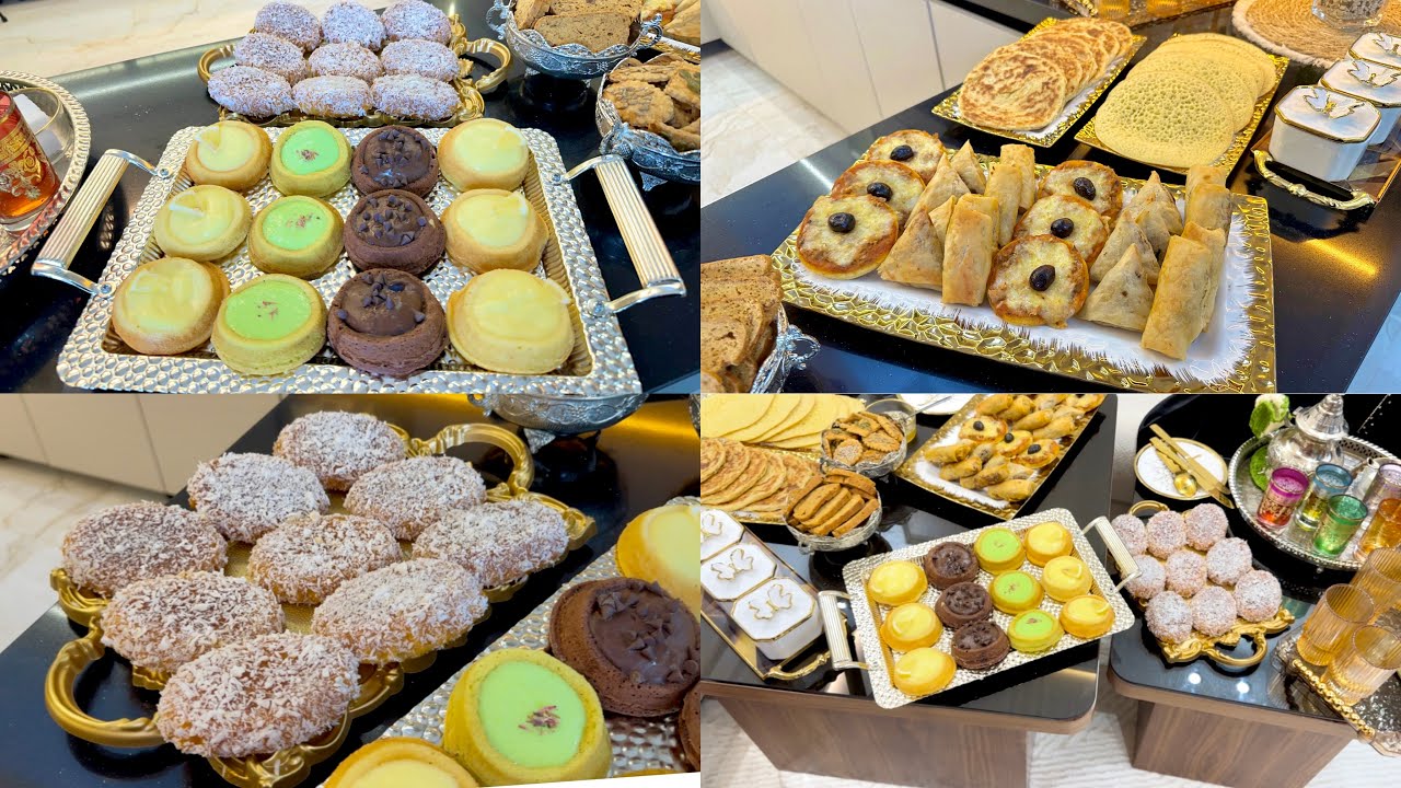 طبيلة الكوتي متنوعة المالح والحلو🥰بسبوسة ريشبوند😍ميني كيك منوع وجديهم دفعة واحدة🥰