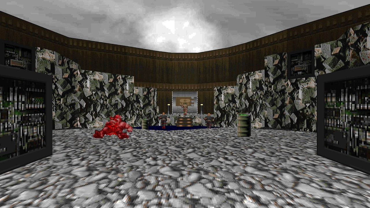 Doom: Ultimate Doom In Name Only - E1M7: Computer Station (UV Max)