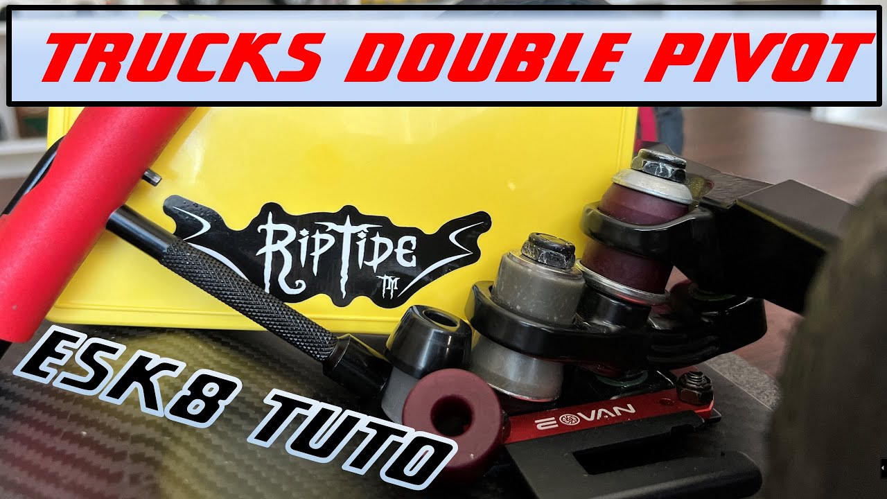 SKATE ELECTRIQUE : COMMENT REGLER VOS TRUCKS A DOUBLE PIVOT (DKP TRUCKS) ESK8 TUTO EPISODE 4