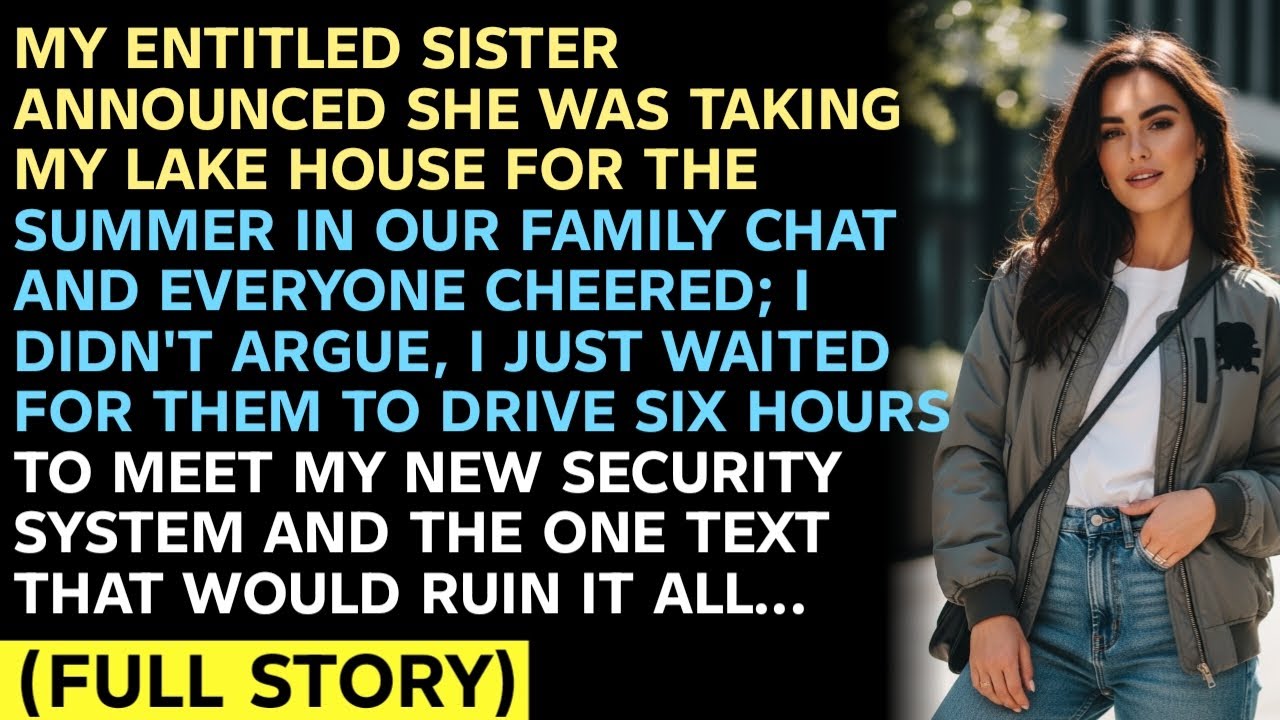 MY ENTITLED SISTER ANNOUNCED SHE WAS TAKING MY LAKE HOUSE FOR THE SUMMER IN OUR FAMILY CHAT AND EVER