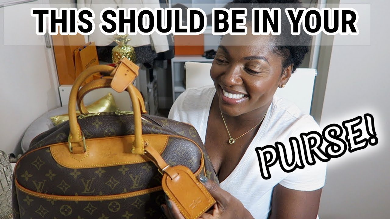 8 THINGS SUCCESSFUL WOMEN HAVE IN THEIR PURSE | LOUIS VUITTON DEAUVILLE | WHAT'S IN MY PURSE