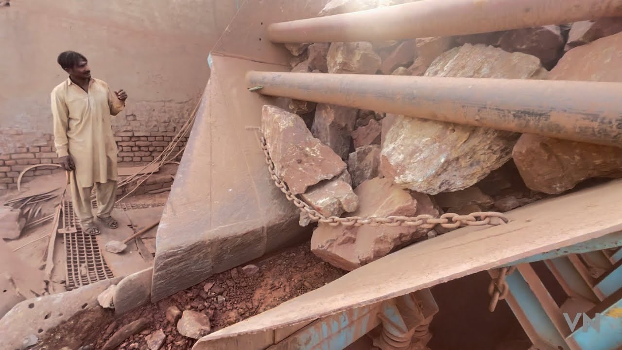 PLAYING with GIANT Rocks! ASMR Rock Quarry CRUSHING Operations - Primary Jaw Crusher in Action
