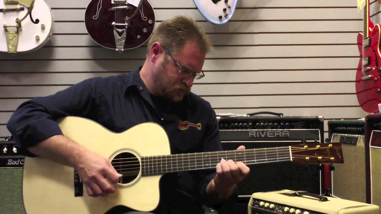 Dana Bourgeois Brazilian Rosewood and German Spruce Soloist OM Cutaway Test Drive