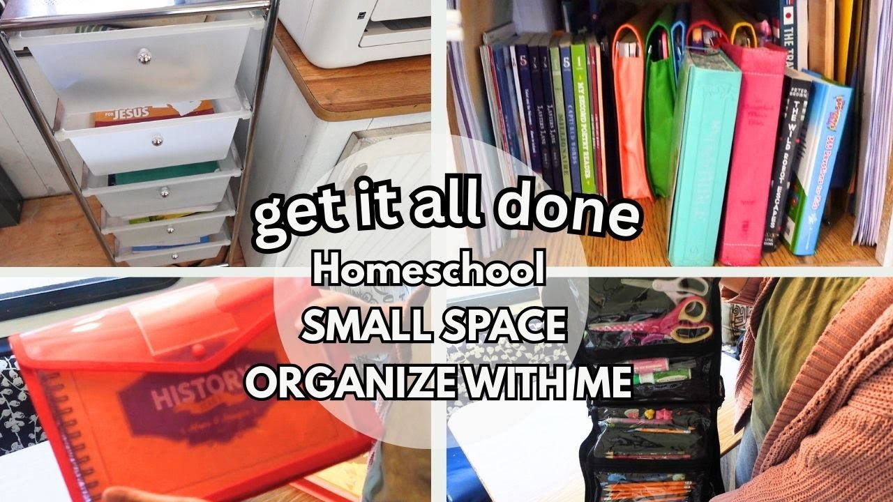 Homeschool Organization in 300 sq Ft | Curriculum, Resources & Books