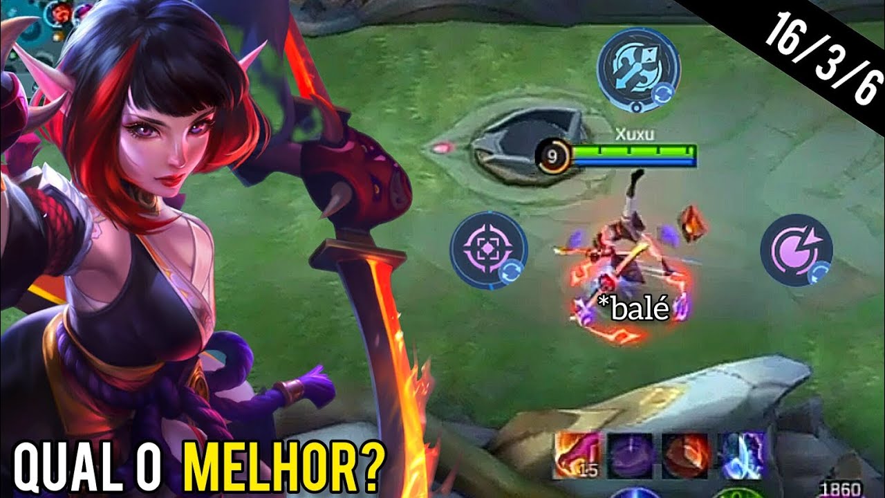 KARINA COM OS NOVOS EMBLEMAS | Mobile Legends