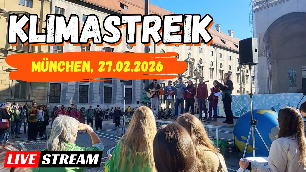 Klimastreik ✊ von Fridays for Future zur #Kommunalwahl2026 in #München [27.02.2026, Odeonsplatz]