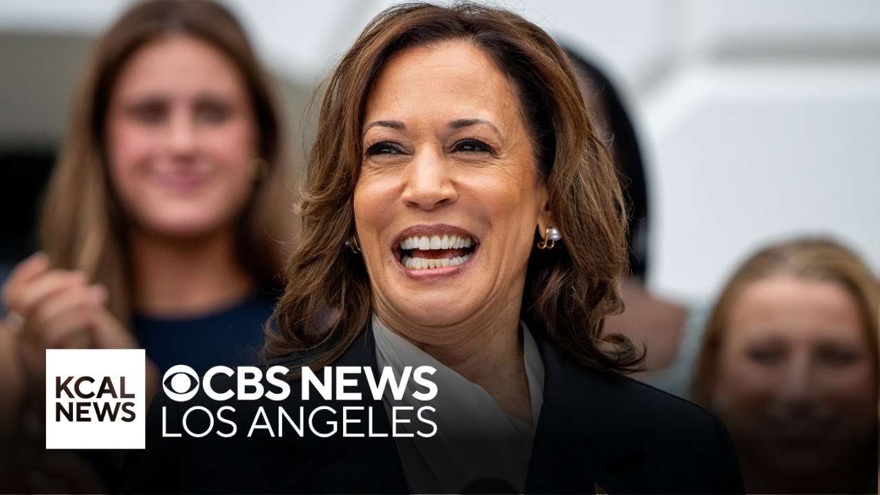 What happens when Vice President Kamala Harris visits her Los Angeles home?