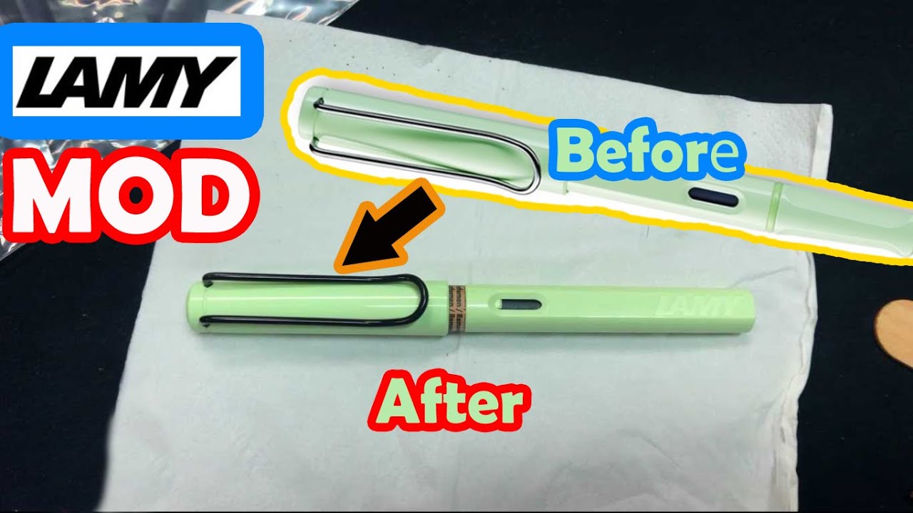 DIY ถอดเปลี่ยนคลิปหนีบ ปากกา #LAMY