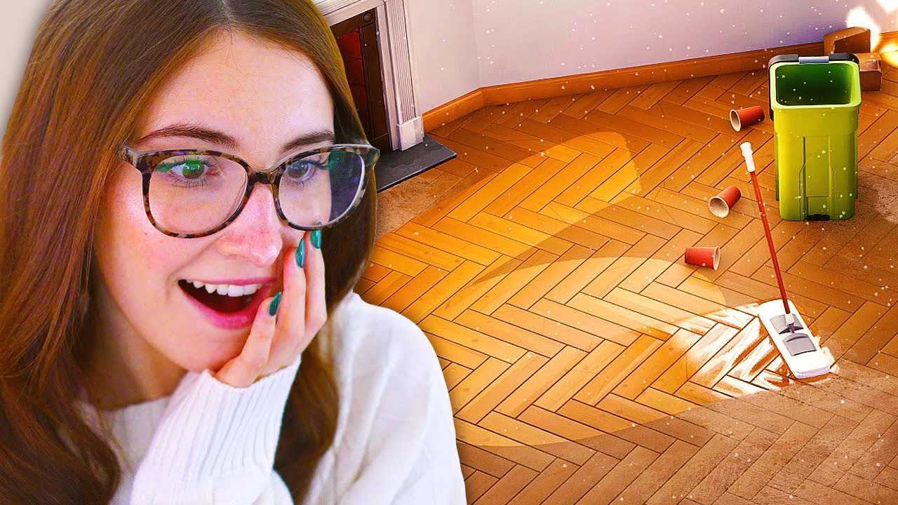 i found the most *satisfying* cleaning & decorating game