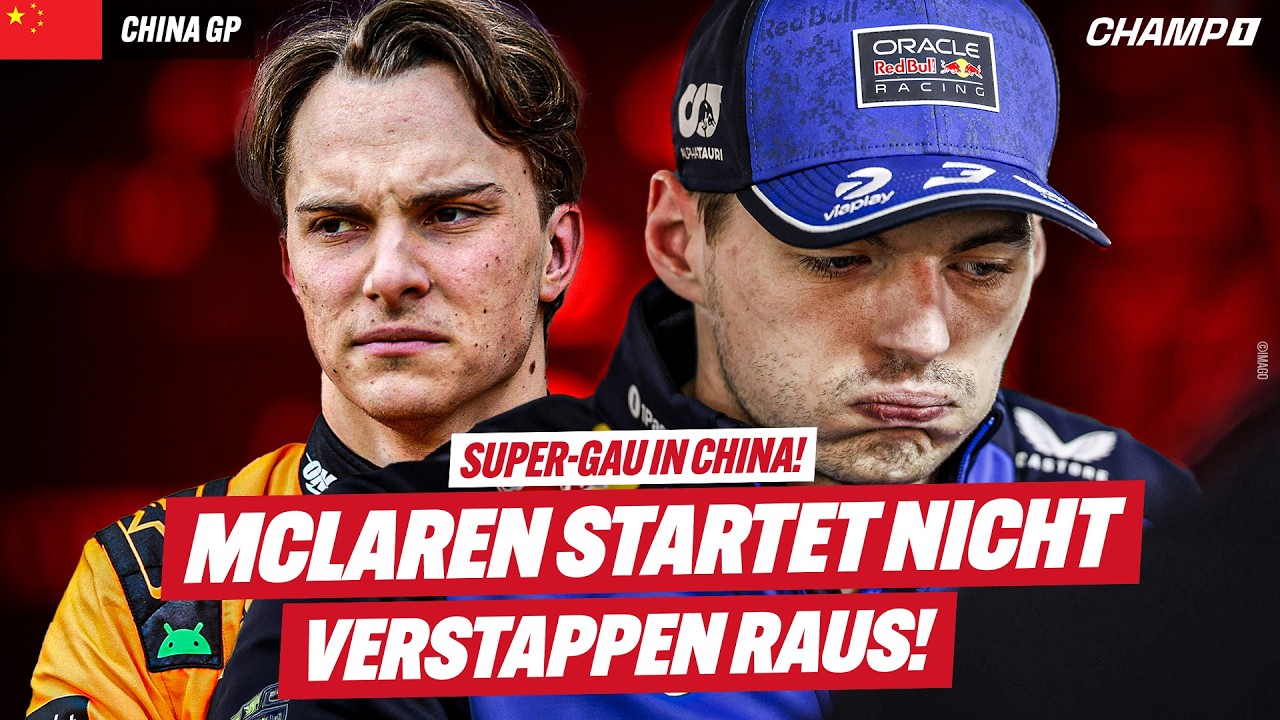 McLaren startet nicht! Verstappen OUT – Antonelli gewinnt China-GP, Bahrain/Saudi jetzt abgesagt