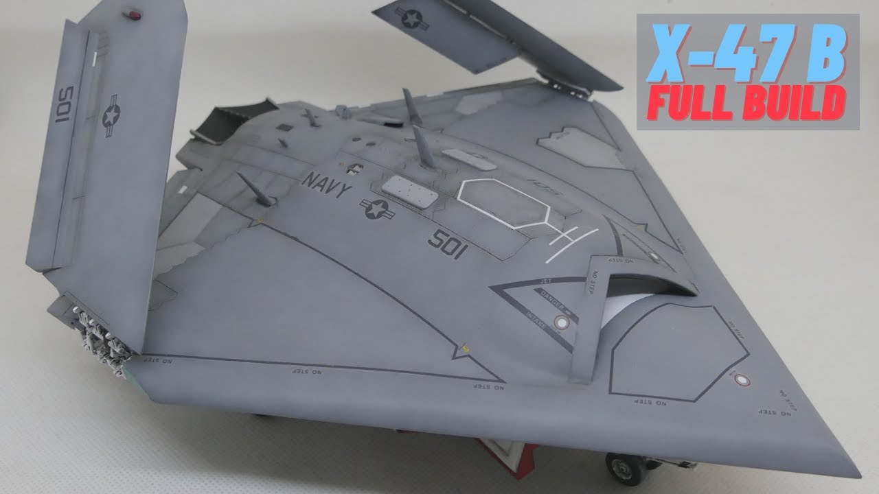 X-47 B - 1/48 - Full build