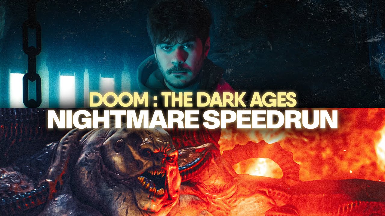 -𝙻𝙸𝚅𝙴 - SPEEDRUN de DOOM : THE DARK AGES en difficulté NIGHTMARE