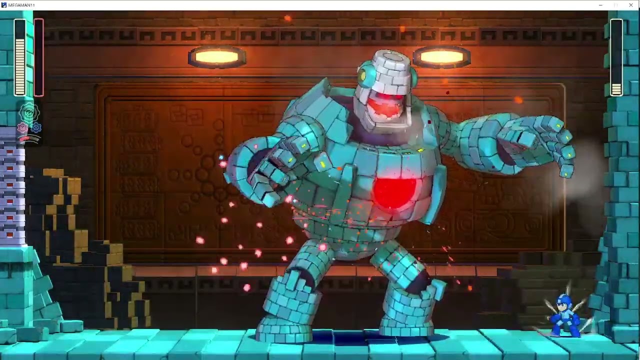 Mega Man 11 Recording Test (8 Robot Master)(on Steam on PC)
