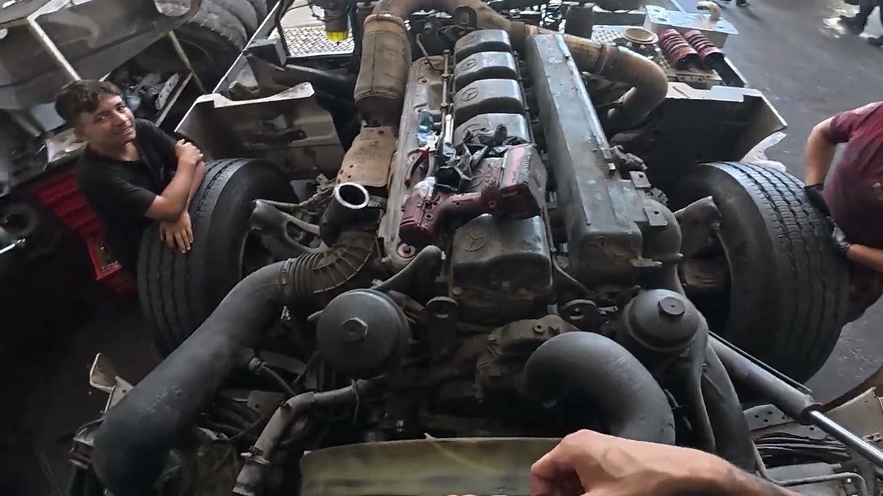 Mercedes-Benz 1840 Axor OM457 (Radyatör, Retarder, Fan, Emiş Boruları, Pleyt, Subap Ayarı) POV P2