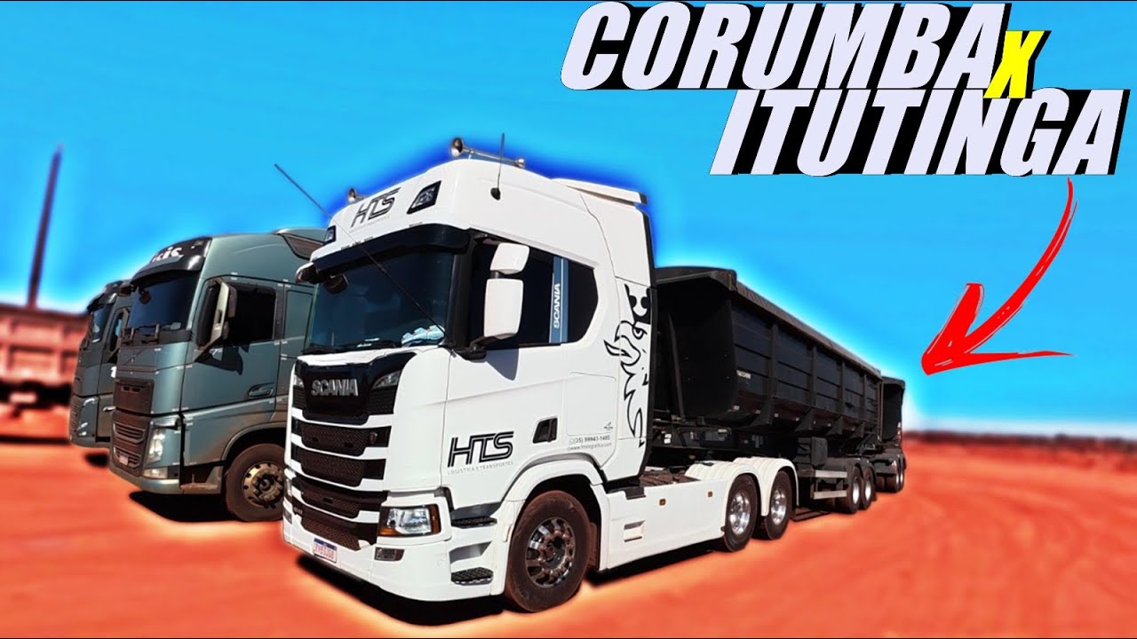 FIZ O CARREGAMENTO DO MINÉRIO EM CORUMBA PARA ITUTINGA MG!!!