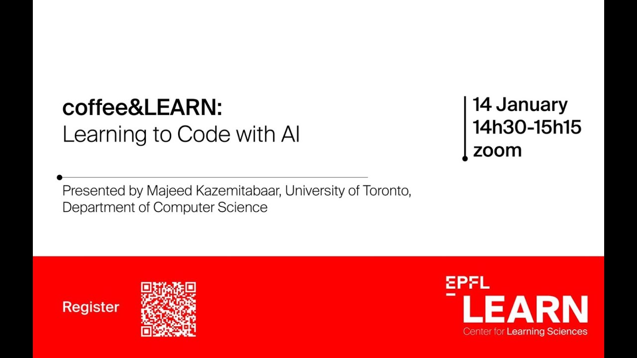 coffee&LEARN: Learning to Code with AI
