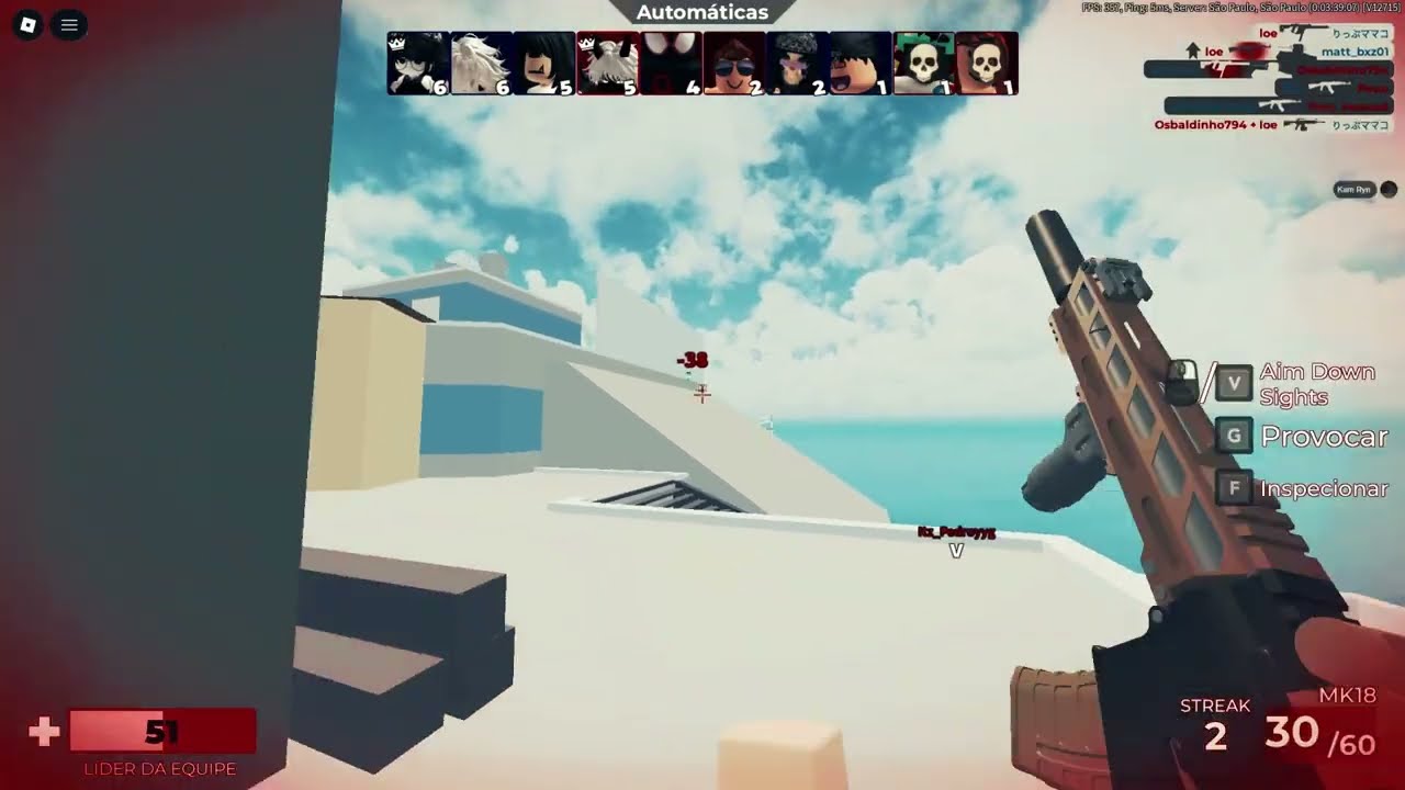 Roblox Arsenal Montage (25 Kills Streak, 0 Deaths)