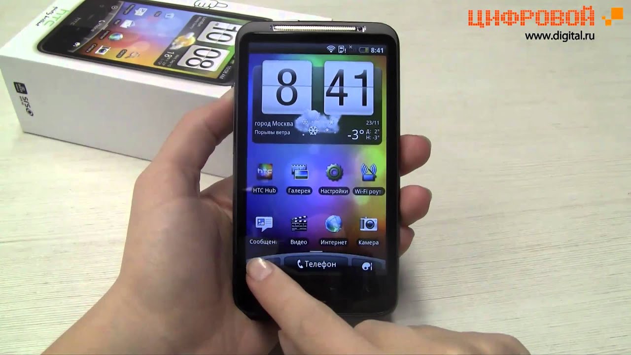 Видеообзор смартфона HTC Desire HD