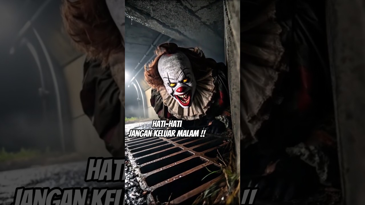 Ada Badut Seram Malam‼️ #trending #subscribe #shortsviral #badut #ogohogoh #hantu #fyp  #videoviral