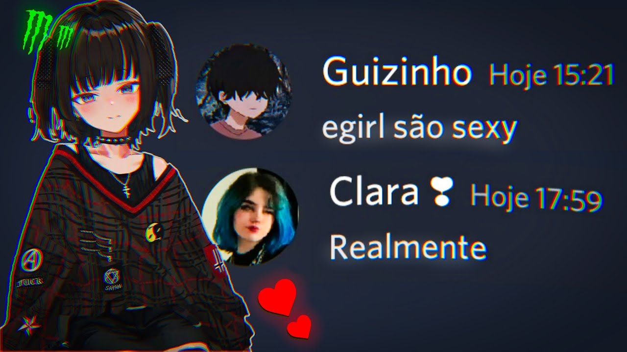 VIREI UMA E-GIRL NO DISCORD