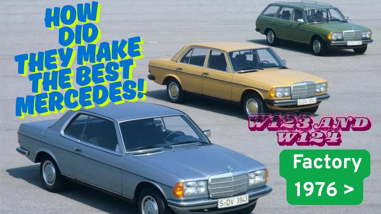 Mercedes-Benz Fabriken tillverkning av W123 år 1976 (och lite w124)