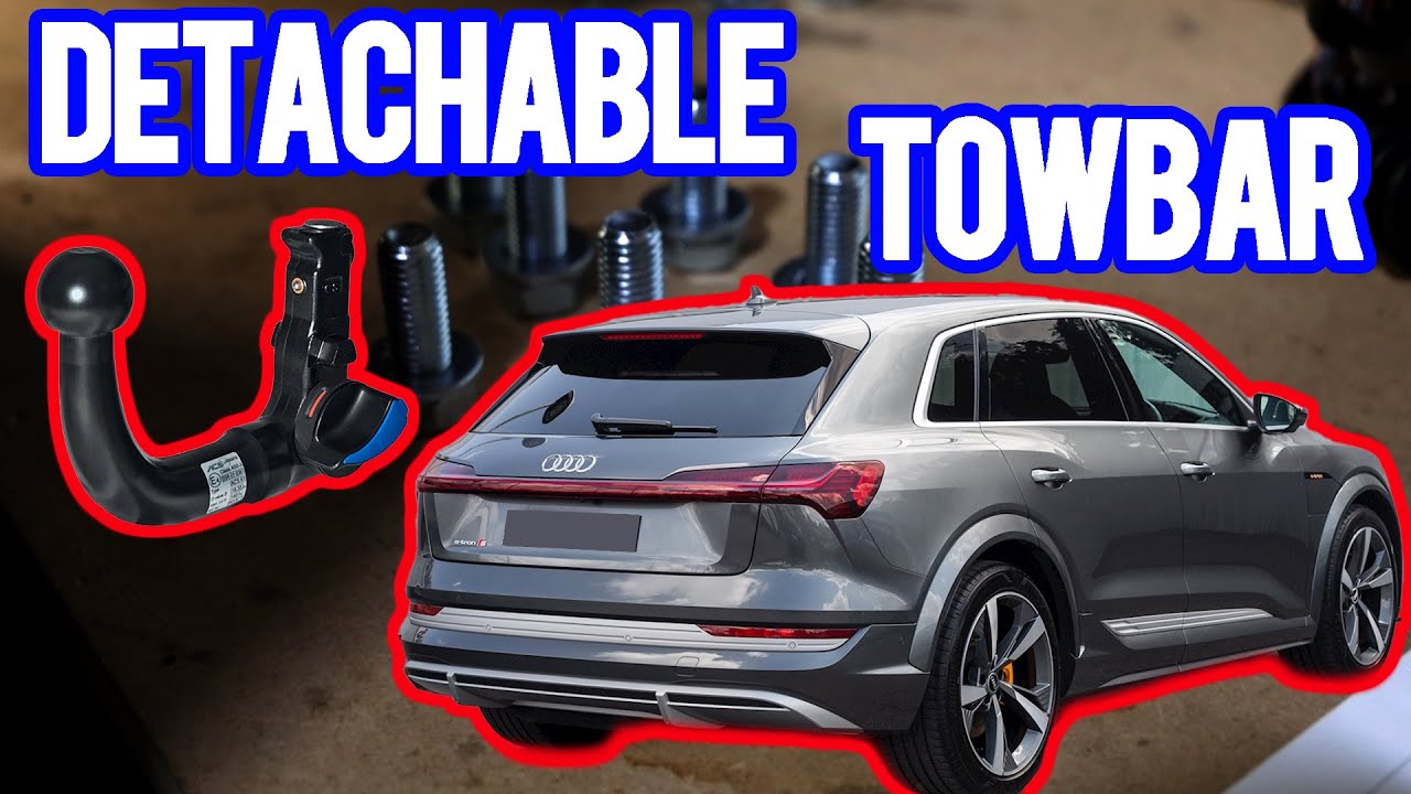 We Added A DETACHABLE Tow bar On This Audi E-Tron!