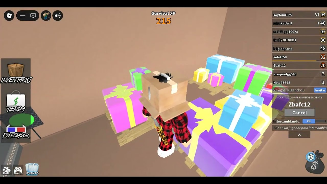 tradeando en MM2 (cuchillo principe)